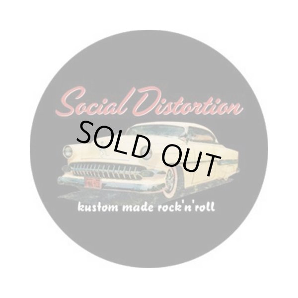 画像1: Social Distortion 缶バッジ ソーシャル・ディストーション Car 1 Inch Button (1)