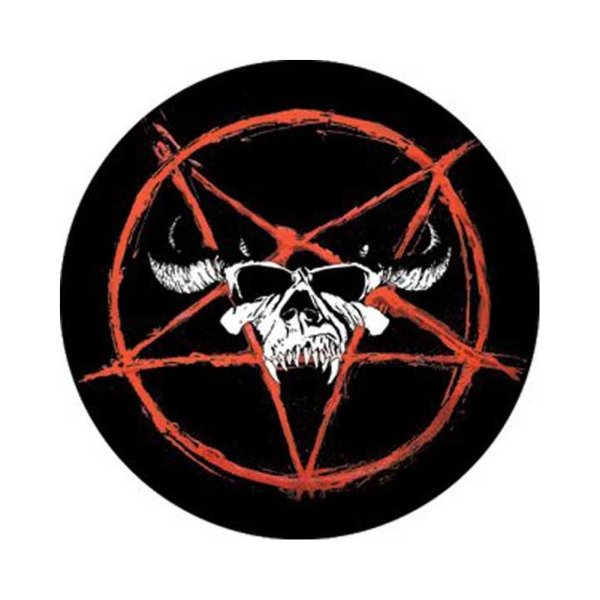画像1: Danzig 缶バッジ ダンジグ Pentagram 1.5 Inch Button (1)