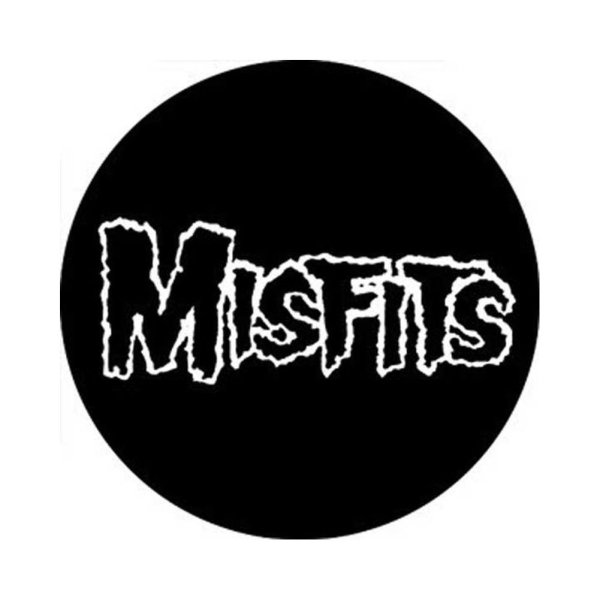 画像1: Misfits 缶バッジ ミスフィッツ Logo 1.5 Inch Button (1)