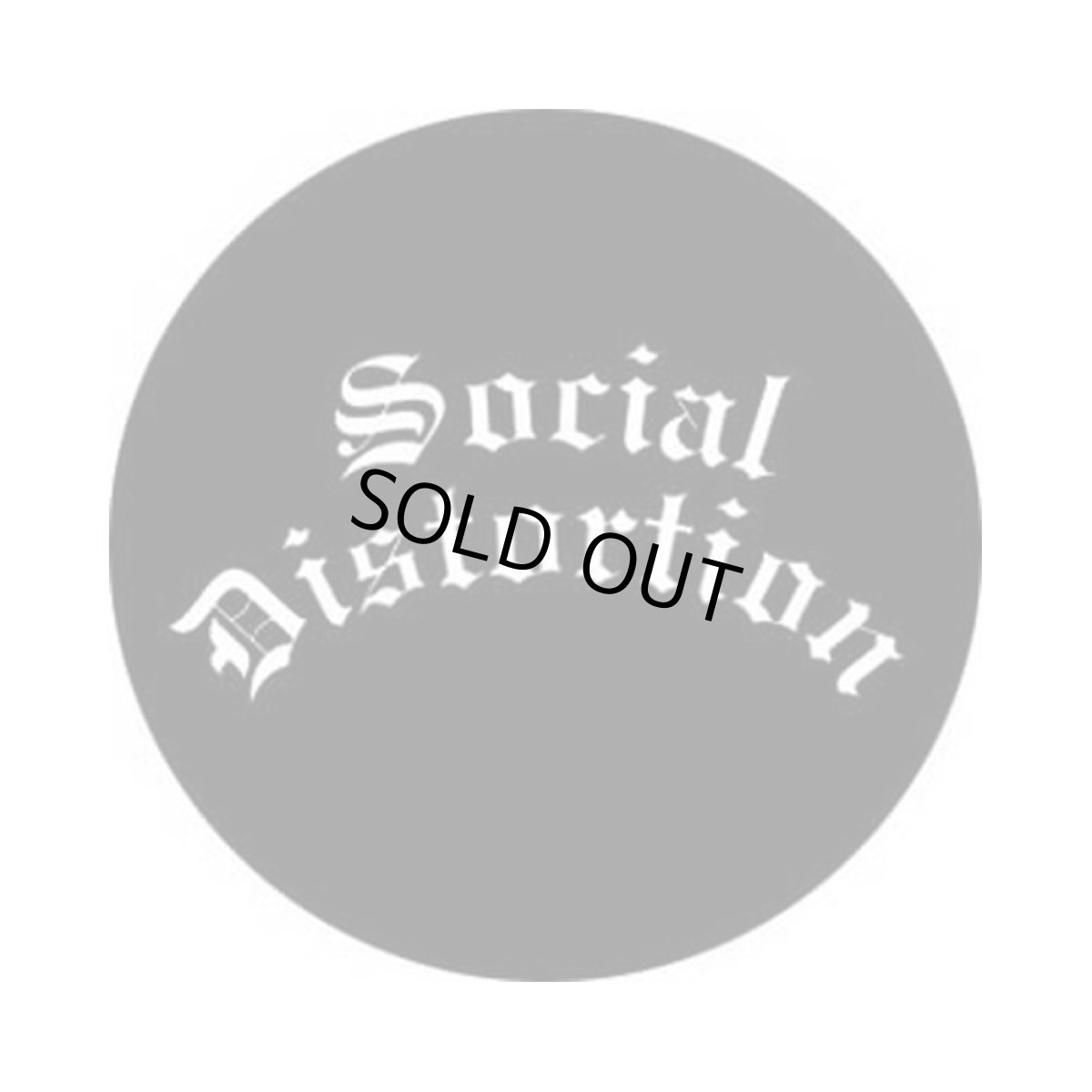 画像1: Social Distortion 缶バッジ ソーシャル・ディストーション Gothic Logo 1 Inch Button (1)