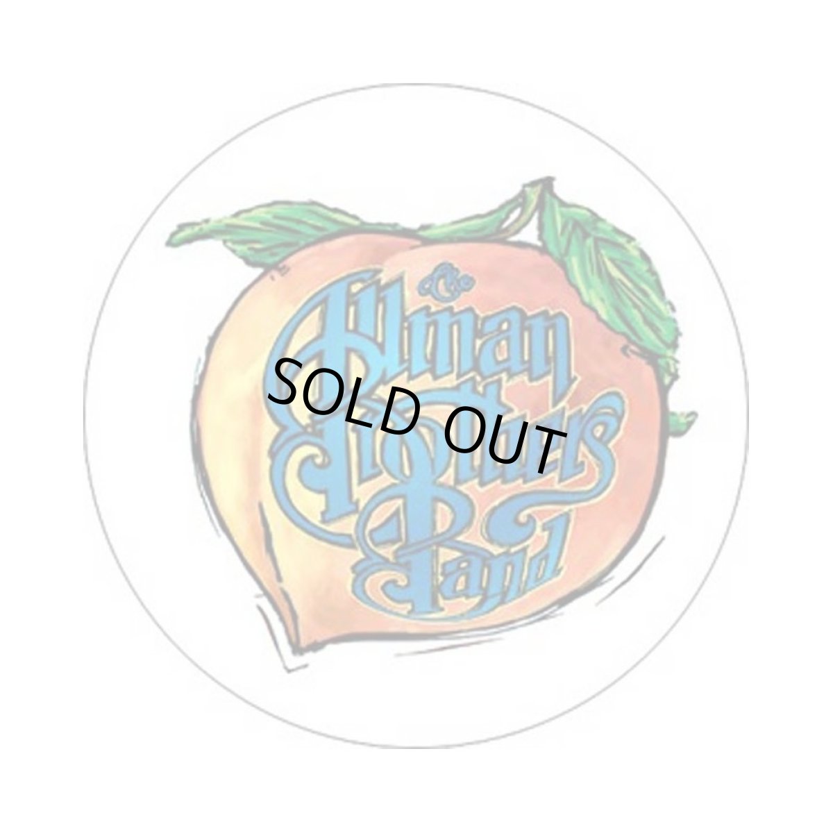 画像1: Allman Brothers Band 缶バッジ オールマン・ブラザーズ・バンド Peach 1.5 Inch Button (1)