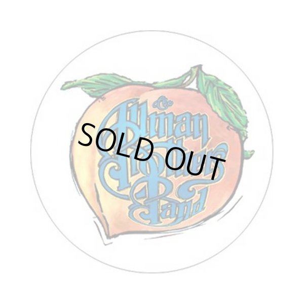 画像1: Allman Brothers Band 缶バッジ オールマン・ブラザーズ・バンド Peach 1.5 Inch Button (1)