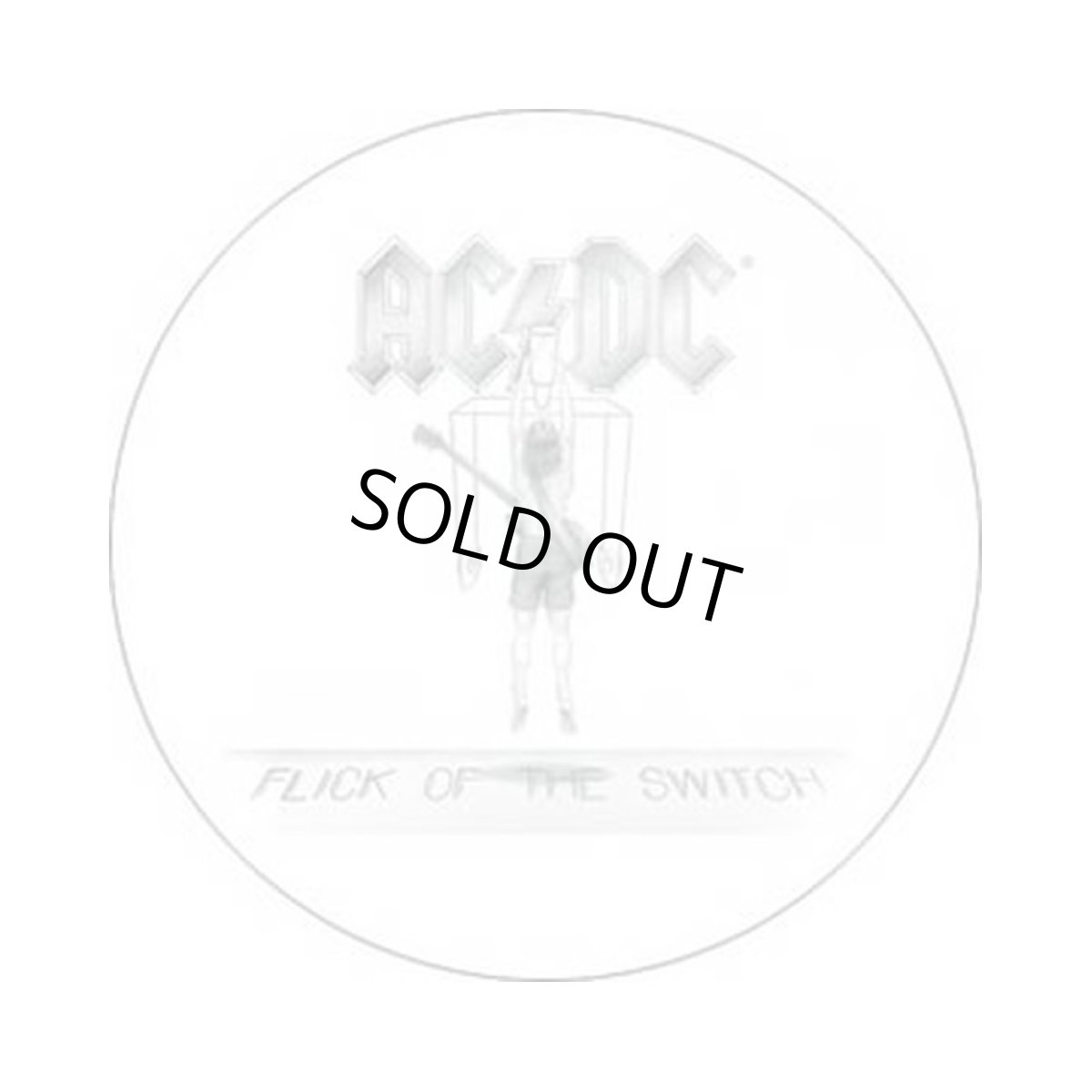 画像1: AC/DC 缶バッジ エーシー・ディーシー Flick Of The Switch 1.5 Inch Button (1)