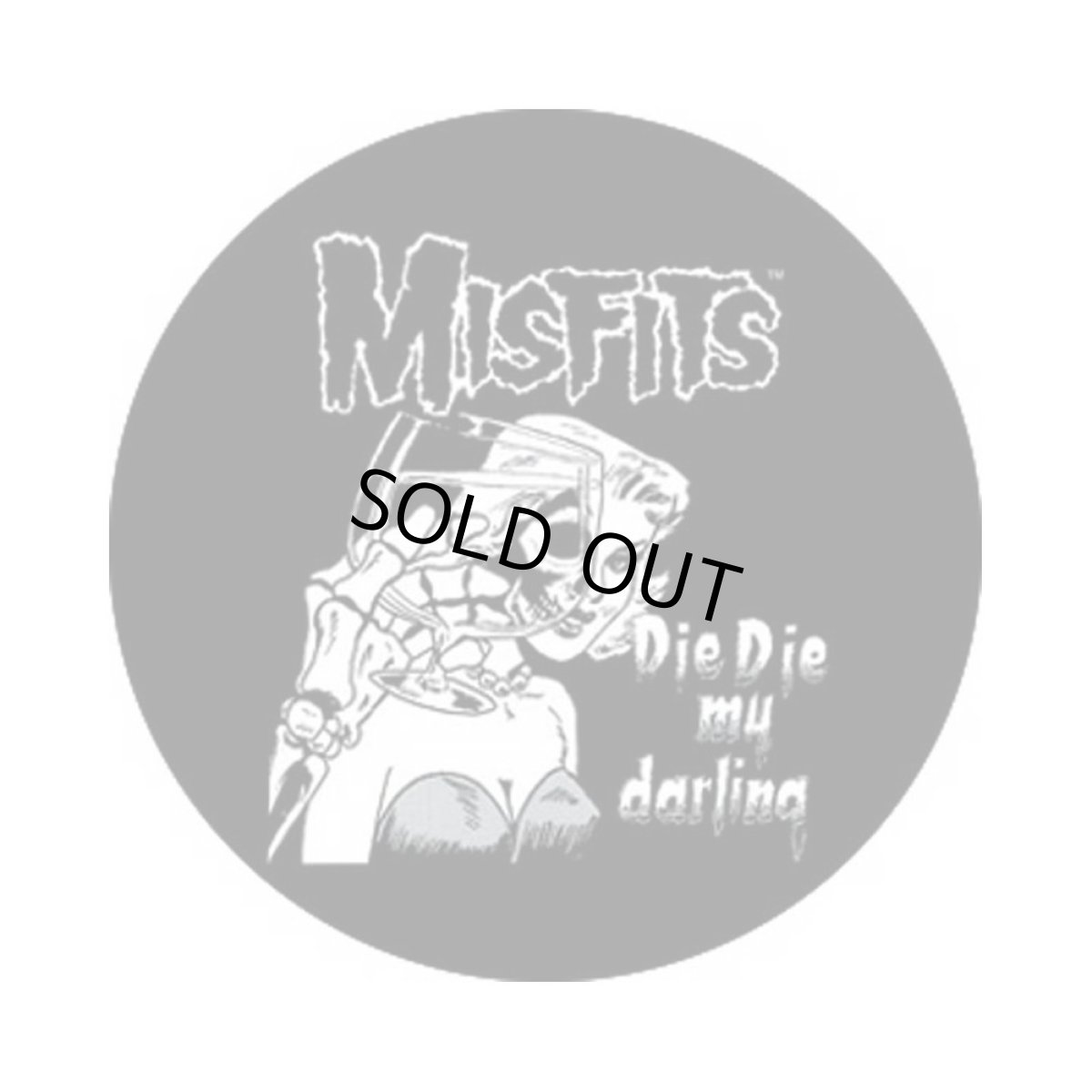 画像1: Misfits 缶バッジ ミスフィッツ Die Die 1 Inch Button (1)