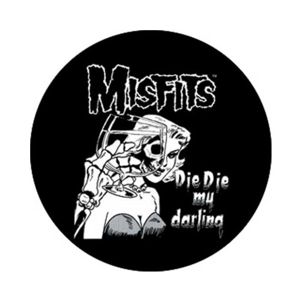 画像1: Misfits 缶バッジ ミスフィッツ Die Die 1 Inch Button (1)