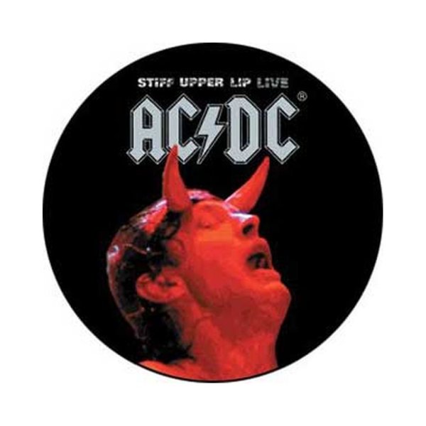 画像1: AC/DC 缶バッジ エーシー・ディーシー Live 1.25 Inch Button (1)