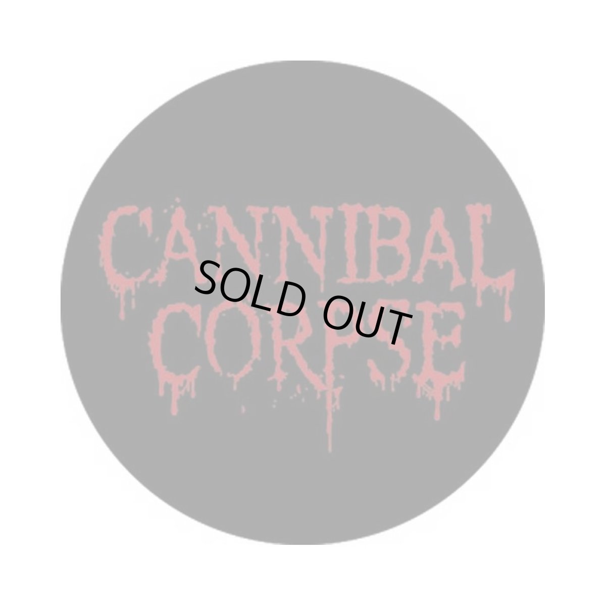 画像1: Cannibal Corpse 缶バッジ カンニバル・コープス Logo 1.5 Inch Button (1)
