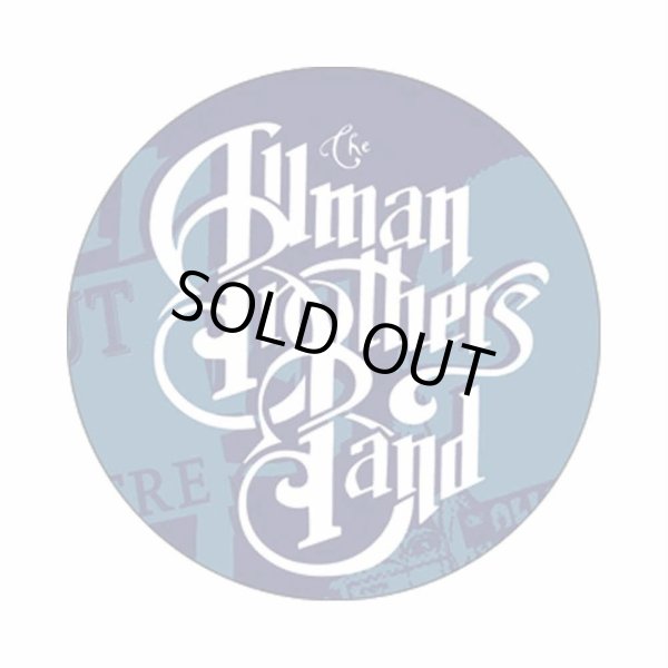 画像1: Allman Brothers Band 缶バッジ オールマン・ブラザーズ・バンド Blue 1.5 Inch Button (1)