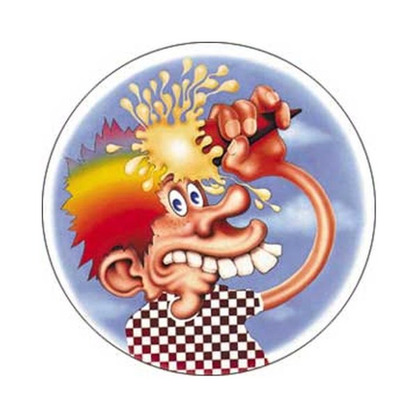 画像1: Grateful Dead 缶バッジ グレイトフル・デッド Ice Cream Kid 1.5 Inch Button (1)