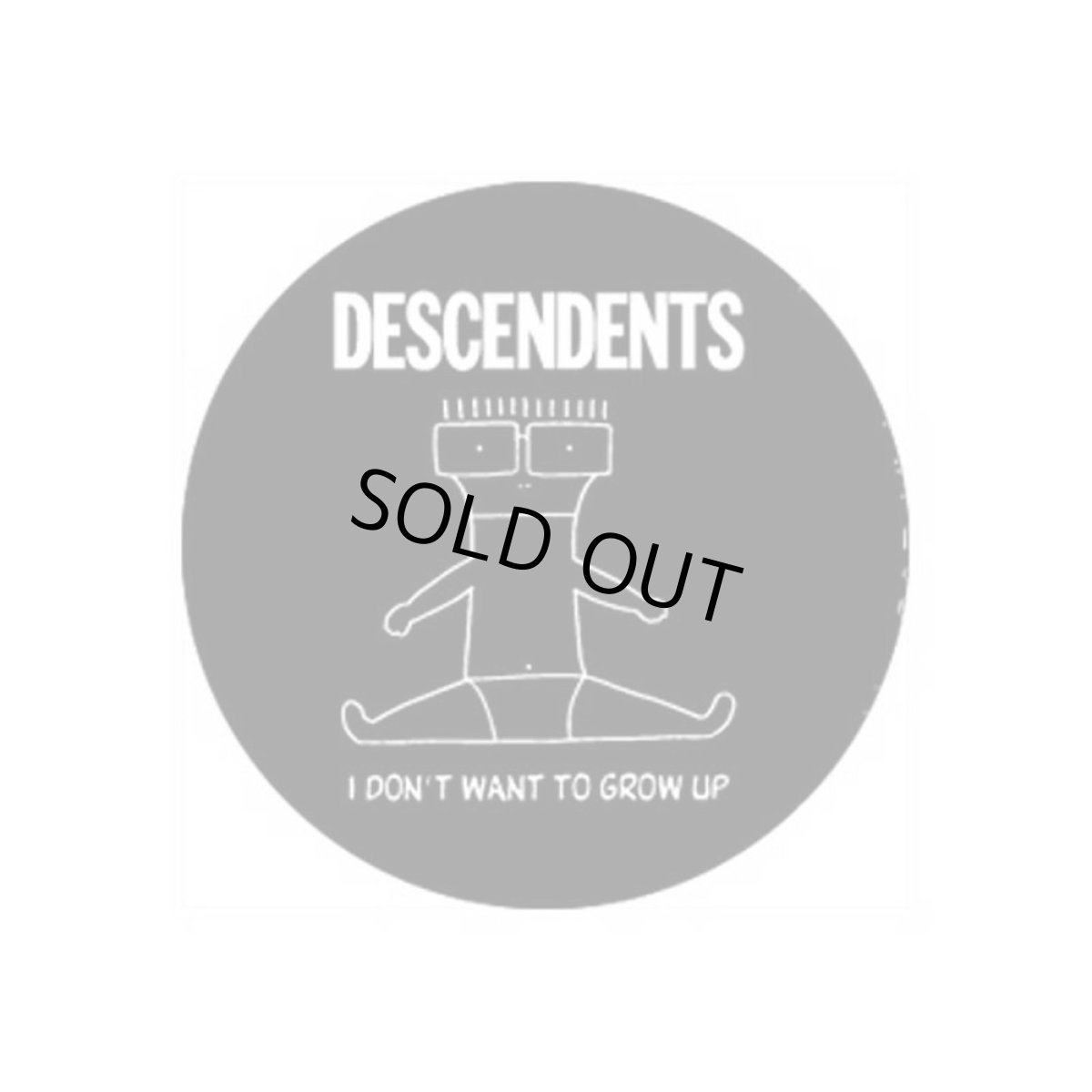 画像1: Descendents 缶バッジ ディセンデンツ I Don't Want 1 Inch Button (1)