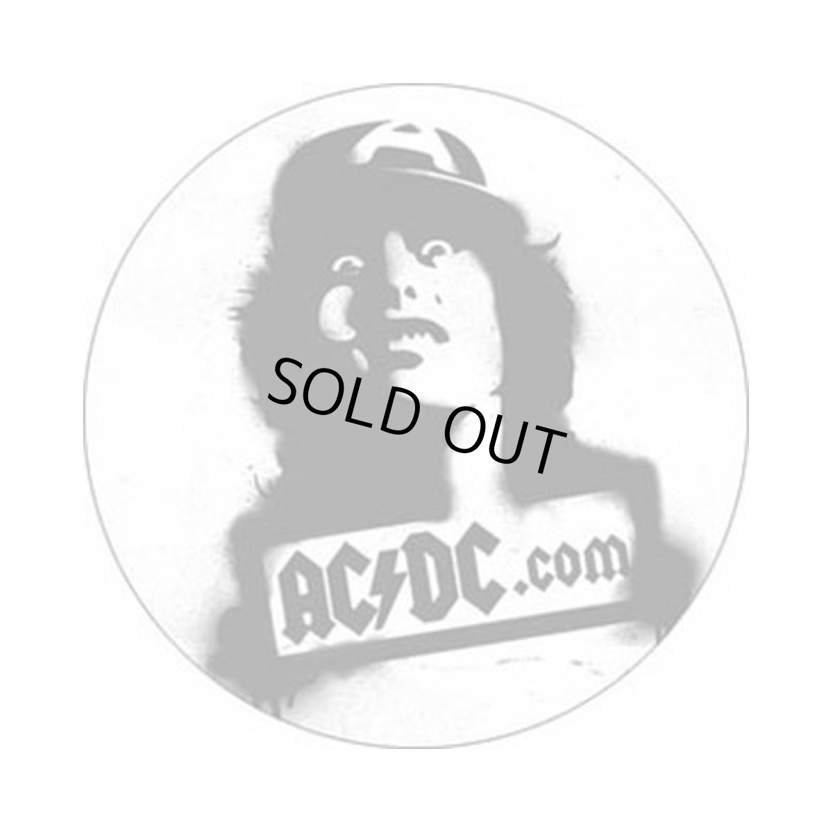 画像1: AC/DC 缶バッジ エーシー・ディーシー Angus 1.5 Inch Button (1)