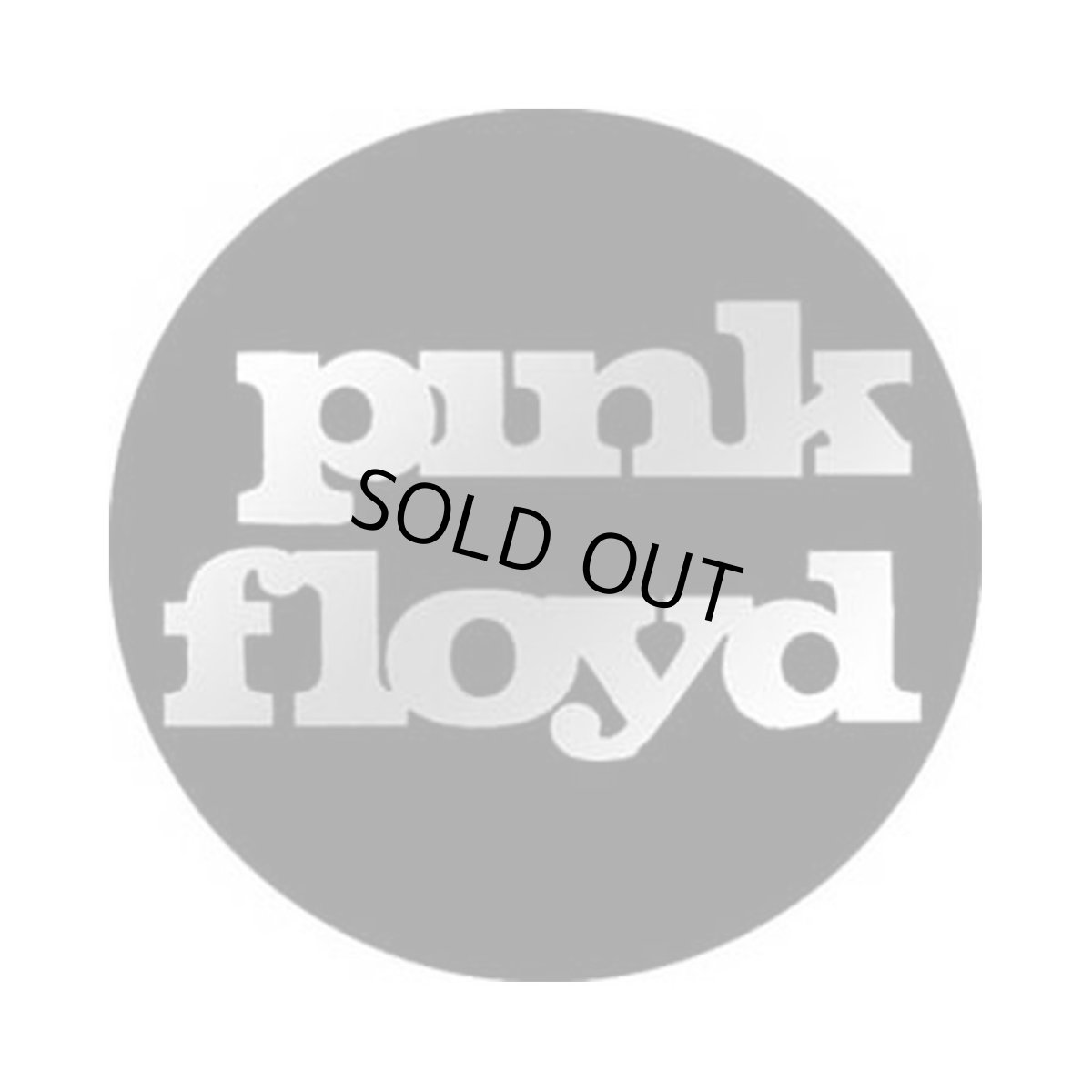 画像1: Pink Floyd 缶バッジ ピンク・フロイド Chrome Logo 1.5 Inch Button (1)