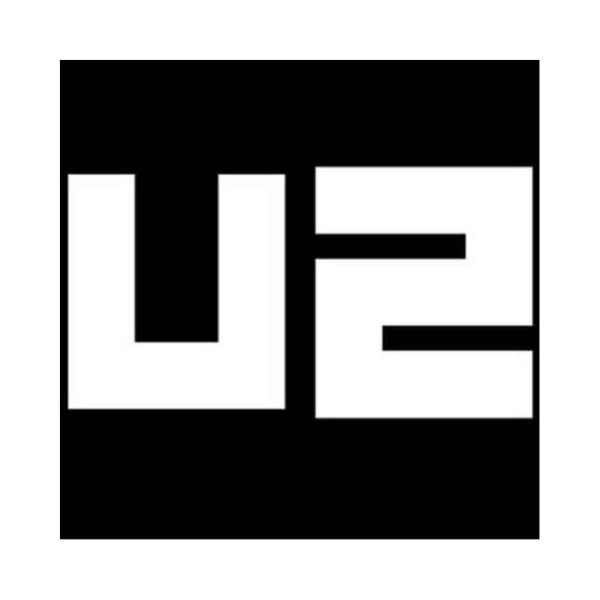 画像1: U2 スクエアバッジ ユーツー Logo 1.5 Inch Button (1)