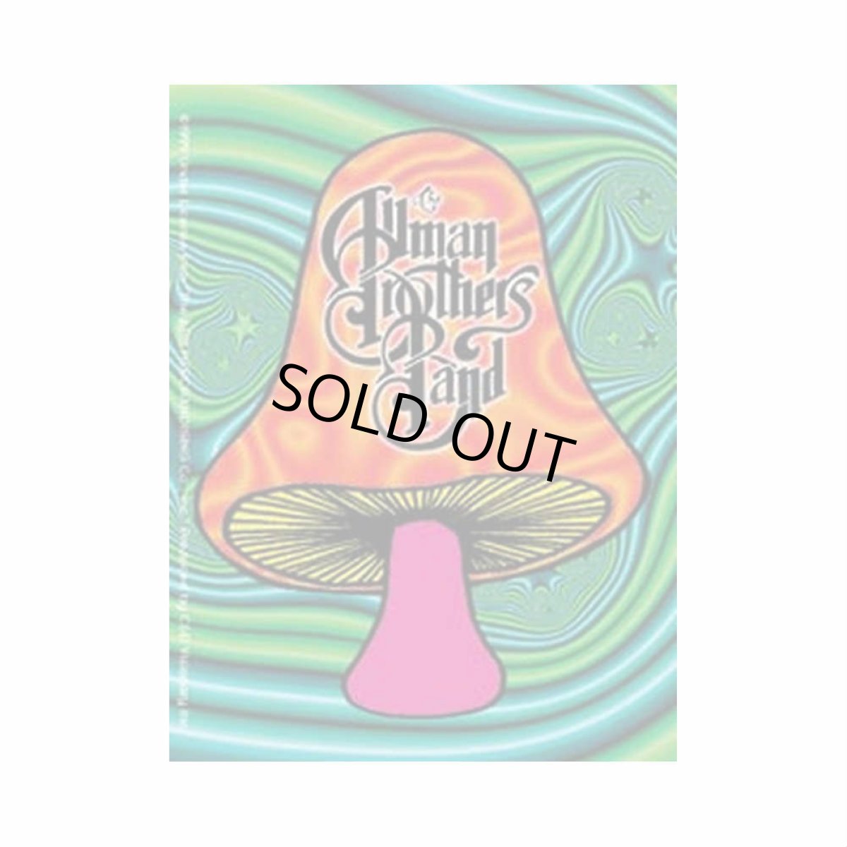 画像1: Allman Brothers Band ステッカー オールマン・ブラザーズ・バンド Mushroom (1)