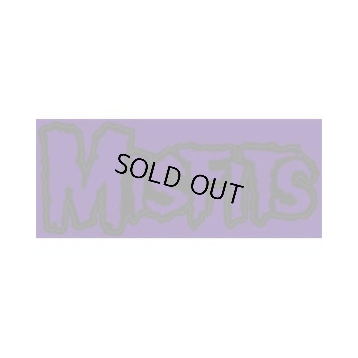 画像1: Misfits ジャンボステッカー ミスフィッツ Purple Logo (1)