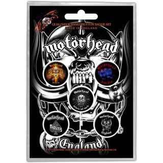 Motorhead 缶バッジ モーターヘッド England - バンドTシャツの通販