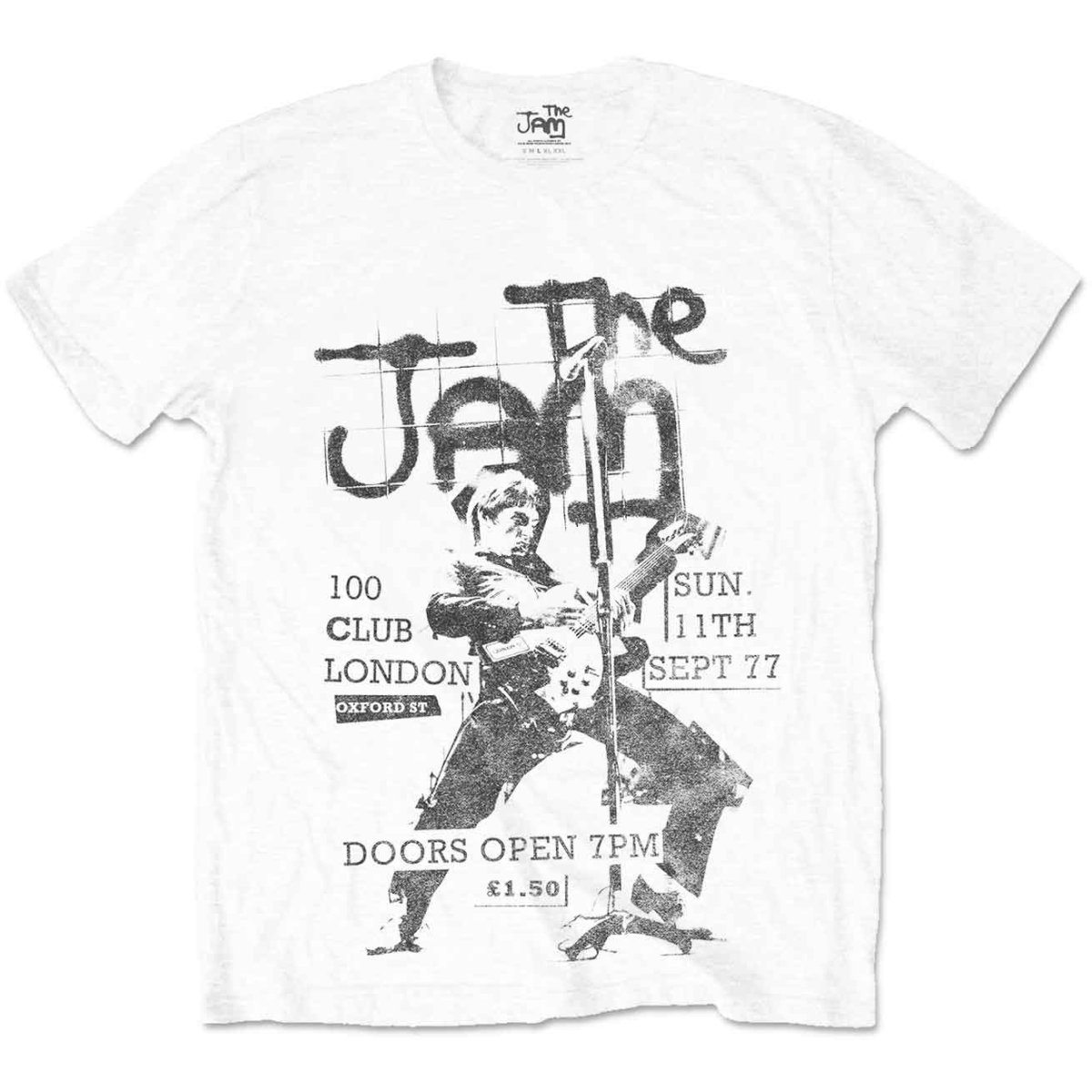 画像1: The Jam バンドTシャツ ザ・ジャム 100 Club (1)