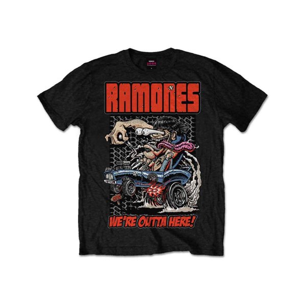 画像1: Ramones バンドTシャツ ラモーンズ Outta Here (1)