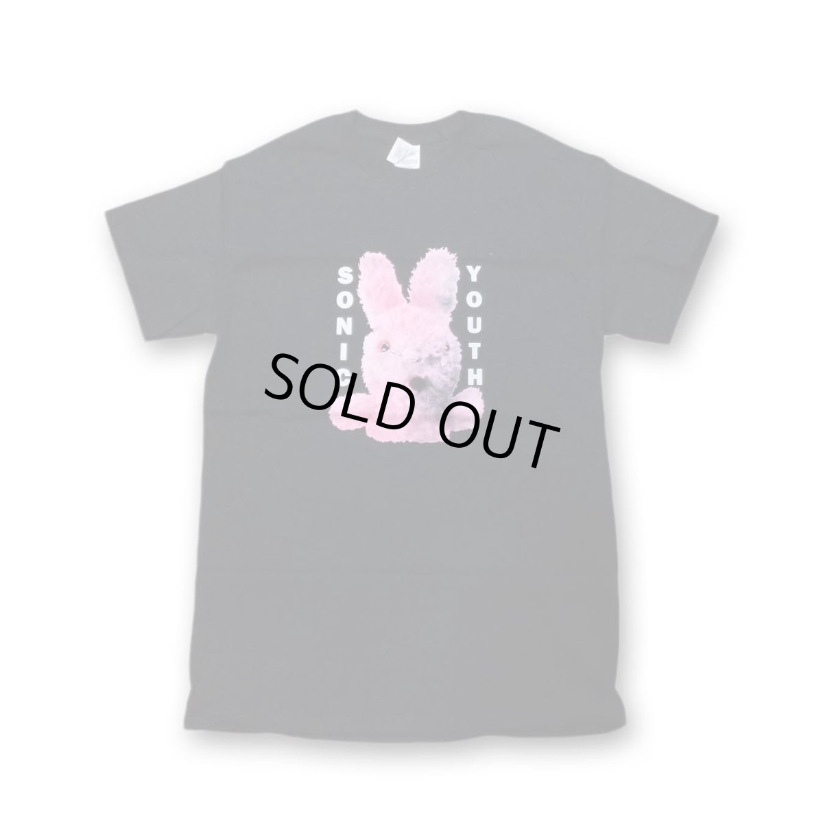 画像1: Sonic Youth バンドTシャツ ソニック・ユース Dirty Bunny BLACK (1)