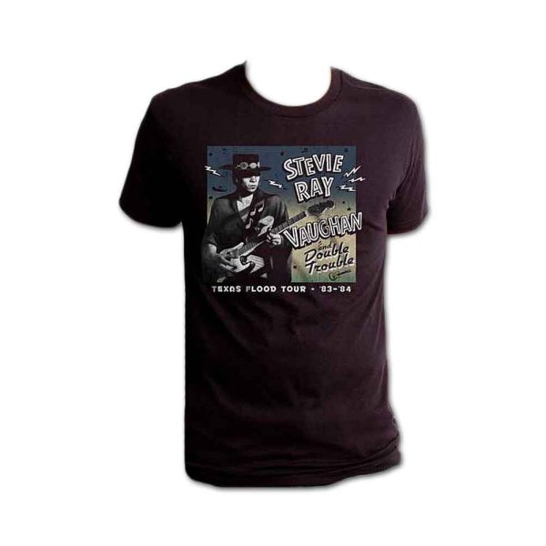 画像1: Stevie Ray Vaughan Tシャツ スティーヴィー・レイ・ヴォーン Texas Flood Tour＜セール特価商品＞ (1)