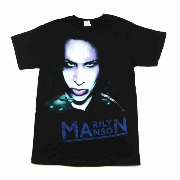 画像1: Marilyn Manson バンドTシャツ マリリン・マンソン Zipper (1)