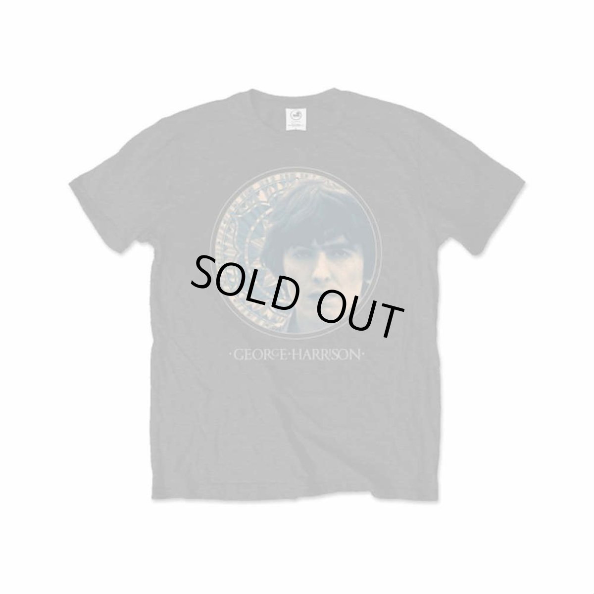 画像1: George Harrison Tシャツ ジョージ・ハリスン Circular Portrait (1)