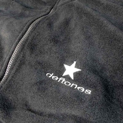 画像1: Deftones フリースベスト デフトーンズ Logo