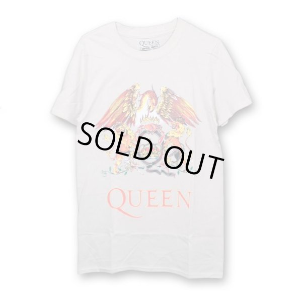 画像1: Queen バンドTシャツ クイーン Classic Crest SAND (1)