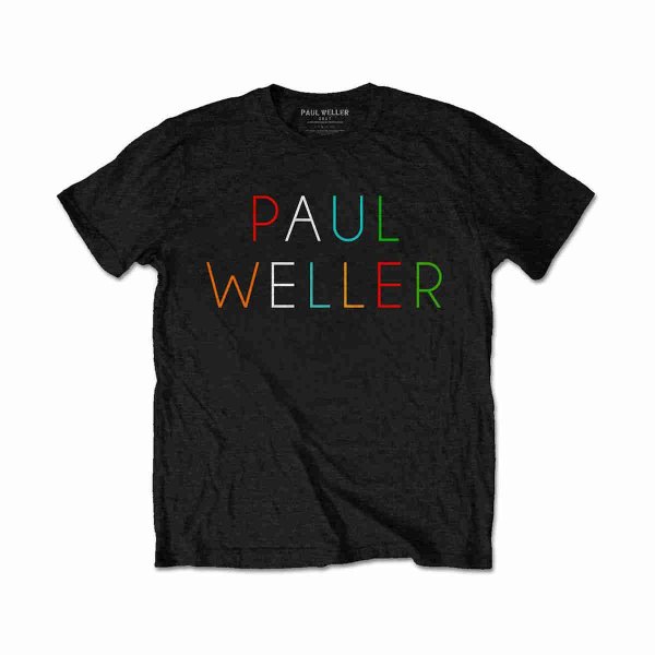 画像1: Paul Weller Tシャツ ポール・ウェラー Multicolor Logo (1)