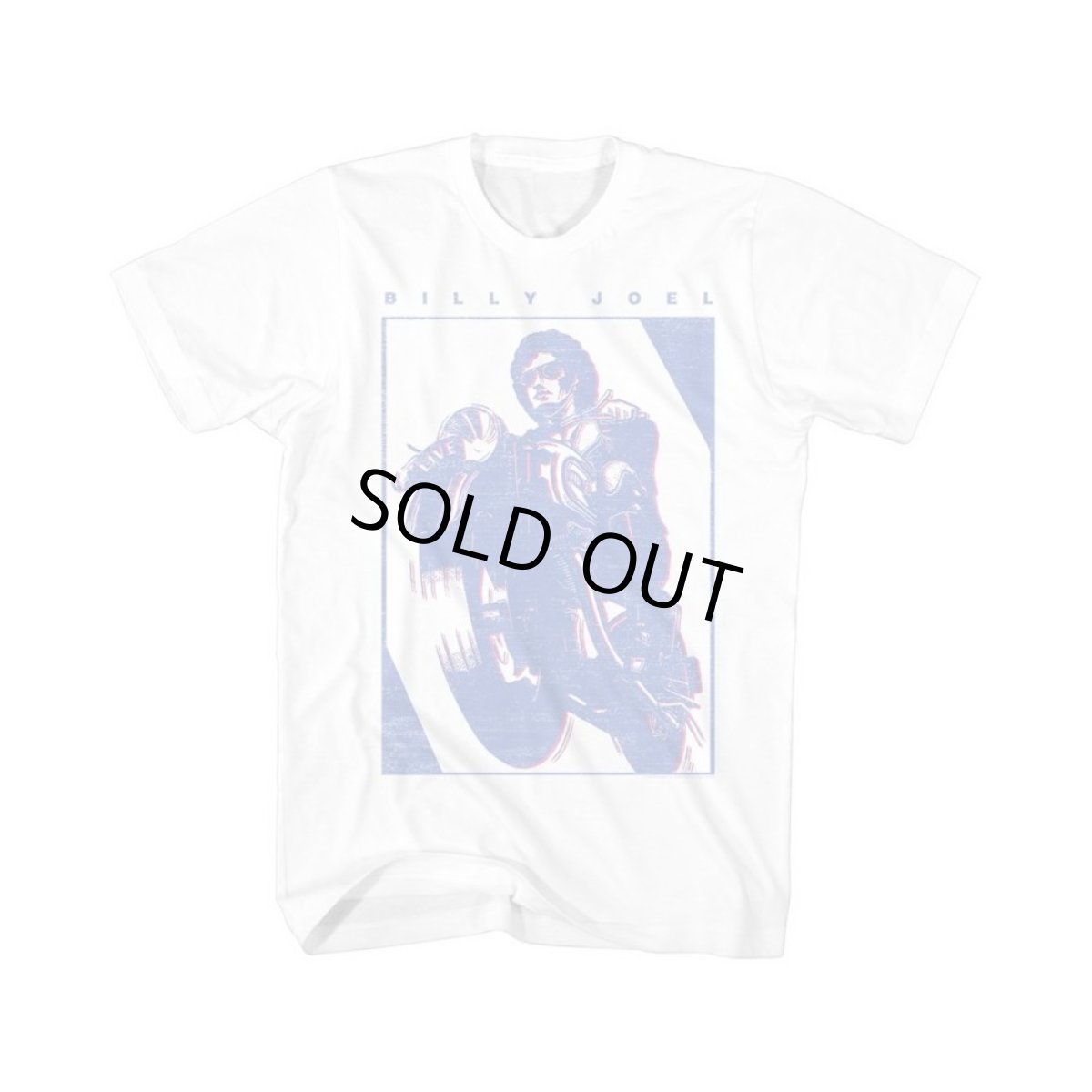 画像1: Billy Joel Tシャツ ビリー・ジョエル Biker (1)