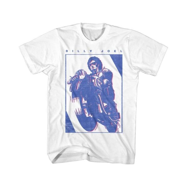 画像1: Billy Joel Tシャツ ビリー・ジョエル Biker (1)