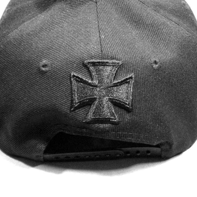 画像1: Motorhead スナップバックキャップ モーターヘッド Black Logo