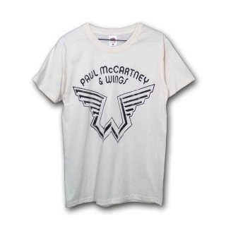 Paul McCartney Tシャツ ポール・マッカートニー Wings Logo RED