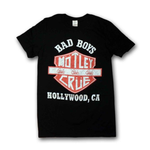 画像1: Motley Crue バンドTシャツ モトリー・クルー  Bad Boys Shield (1)