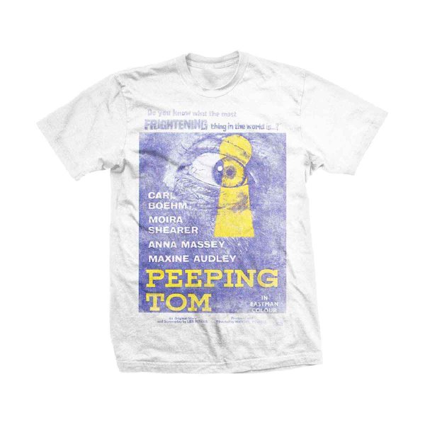 画像1: Peeping Tom ムービーTシャツ 血を吸うカメラ (1)