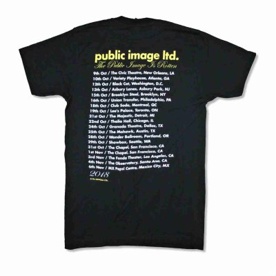 画像1: PiL Public Image Ltd バンドTシャツ パブリック・イメージ・リミテッド Yellow Logo