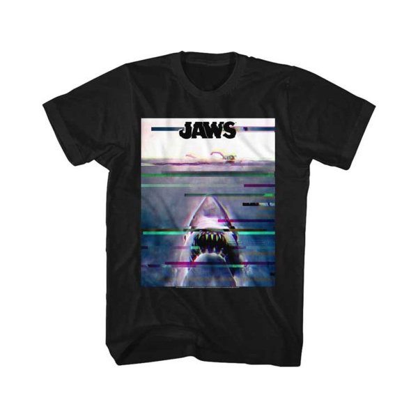 画像1: Jaws ムービーTシャツ ジョーズ Glitchy (1)