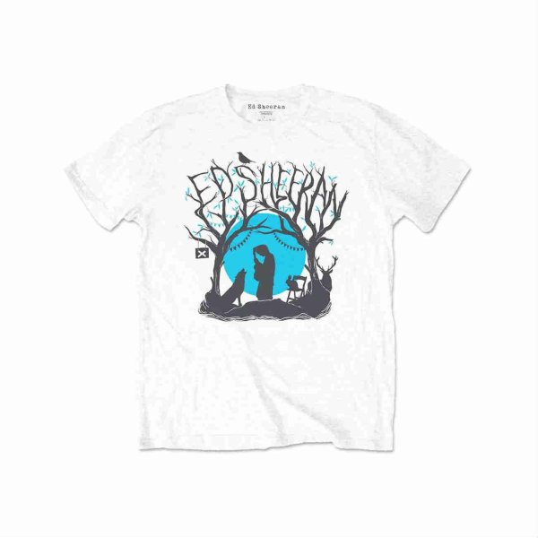 画像1: Ed Sheeran Tシャツ エド・シーラン Woodland Gig (1)