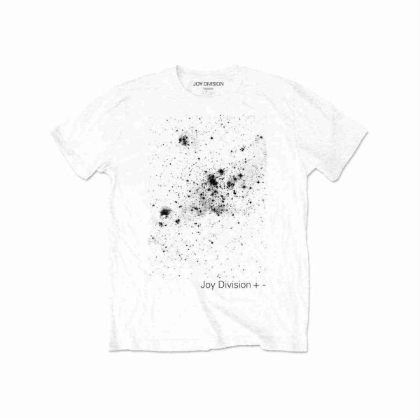 画像1: Joy Division バンドTシャツ ジョイ・ディヴィジョン Plus/Minus WHITE (1)