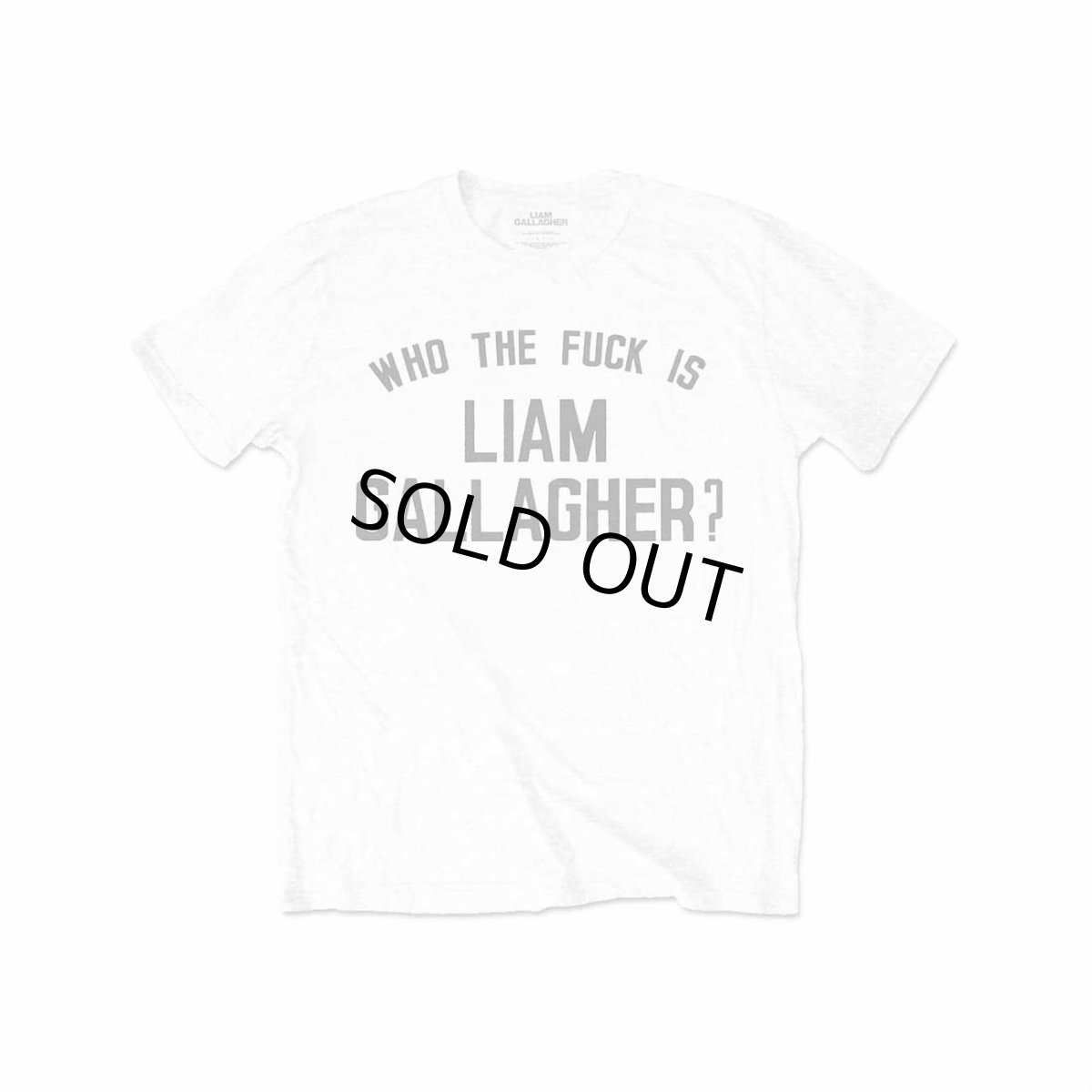 画像1: Liam Gallagher Tシャツ リアム・ギャラガー Who The WHITE (1)