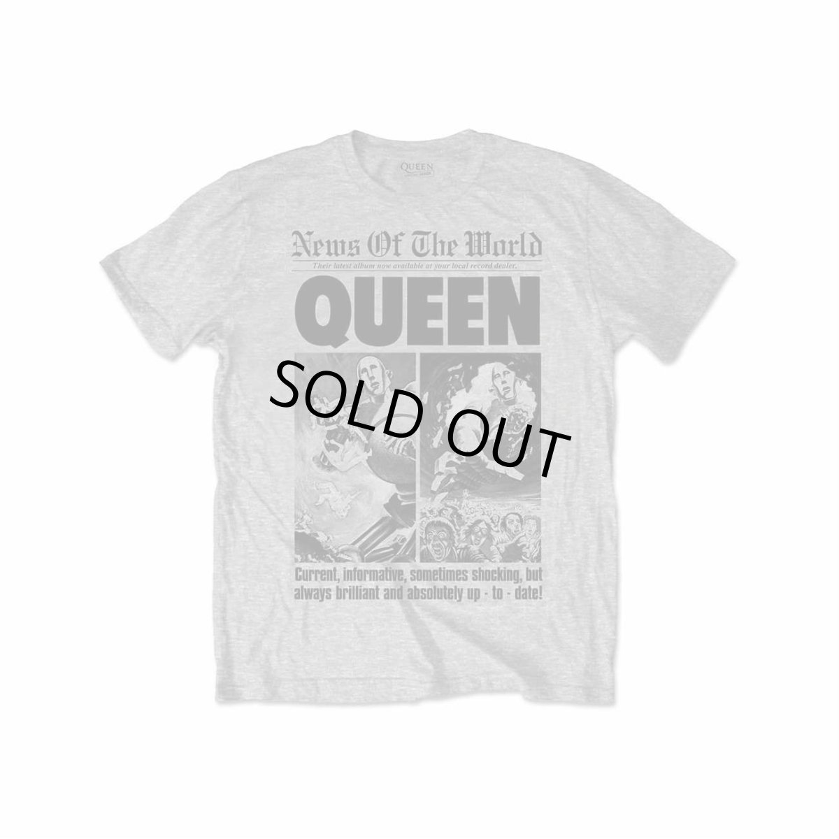画像1: Queen バンドTシャツ クイーン 40th Front Page (1)