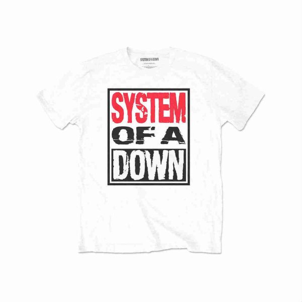 画像1: System Of A Down バンドTシャツ システム・オブ・ア・ダウン Triple Stack Box (1)