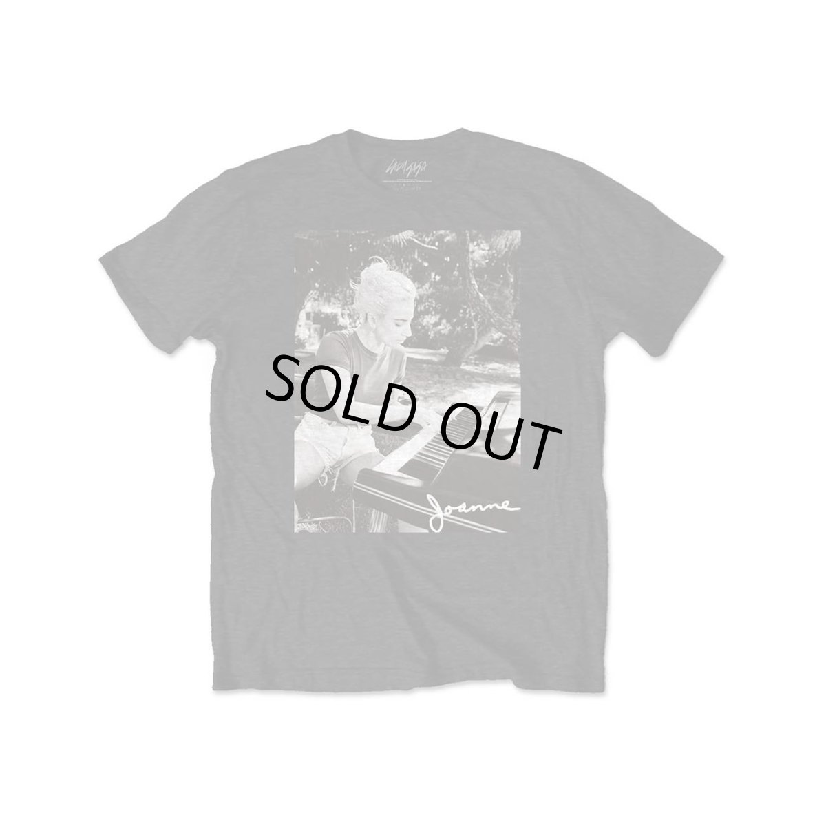 画像1: Lady Gaga Tシャツ レディー・ガガ Joanne Piano (1)