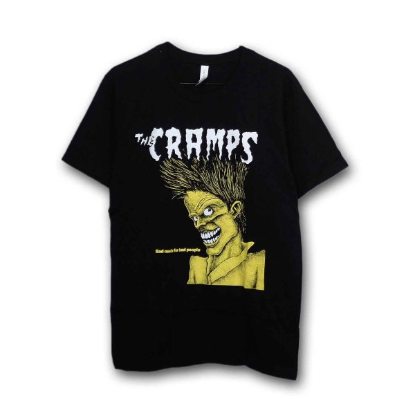 画像1: The Cramps バンドTシャツ ザ・クランプス Bad Music BLACK (1)