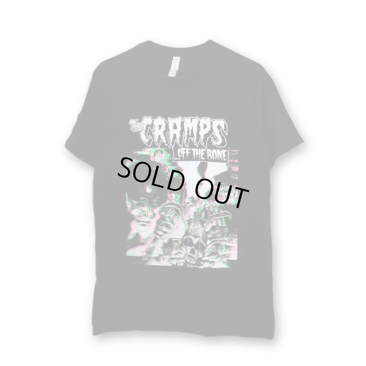 画像1: The Cramps バンドTシャツ ザ・クランプス Off The Bone (1)