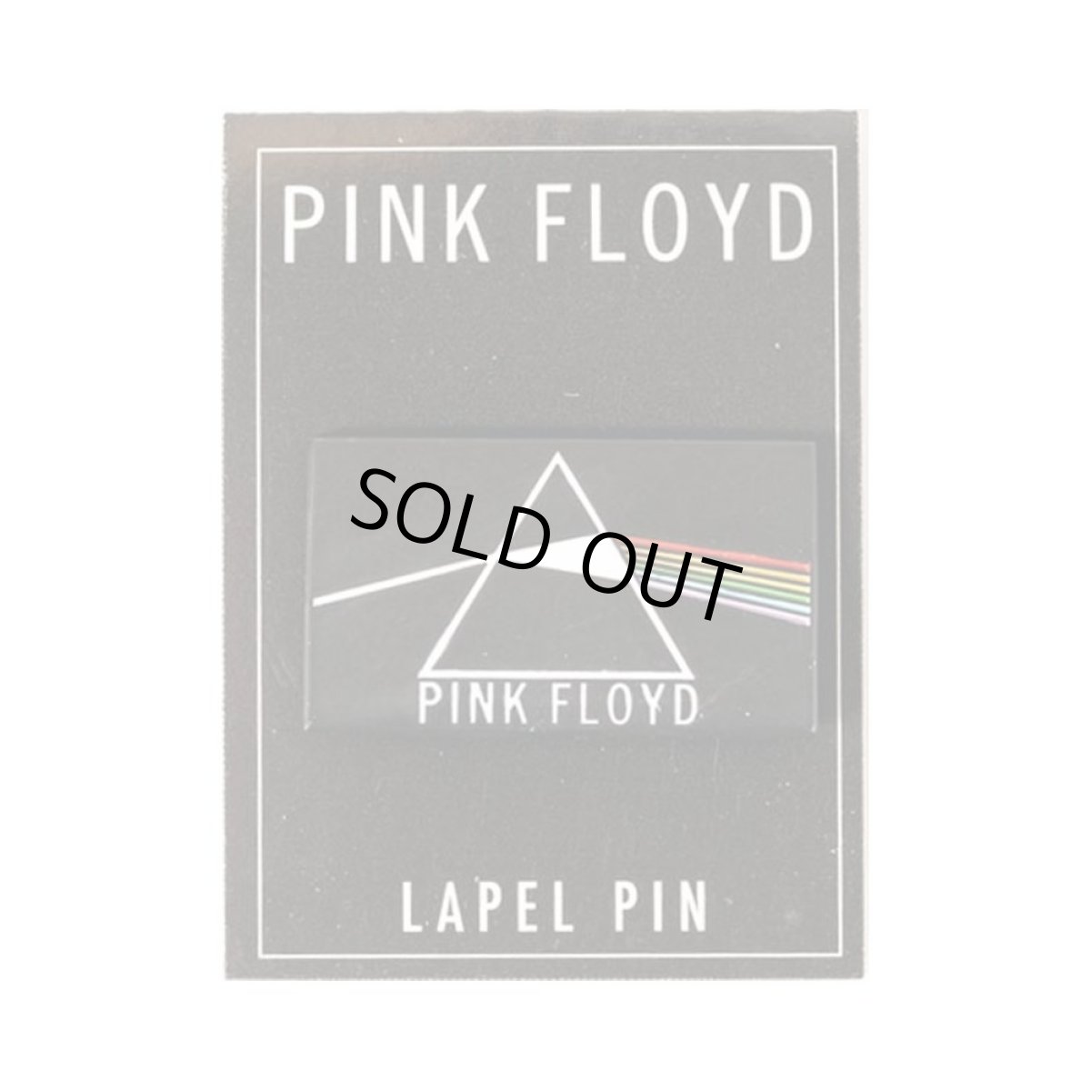 画像1: Pink Floyd ピンズ ピンバッジ ピンク・フロイド Mat Black (1)