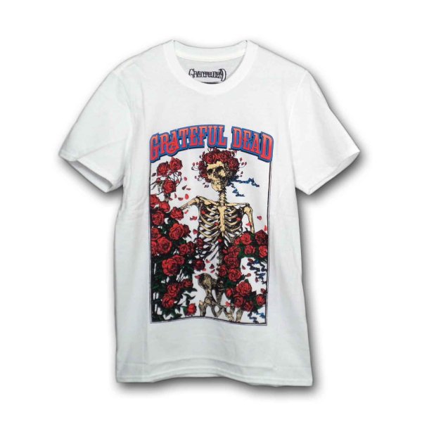 画像1: Grateful Dead バンドTシャツ グレイトフル・デッド Bertha & Logo WHITE (1)