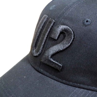画像1: U2 スナップバックキャップ ユーツー Black Logo