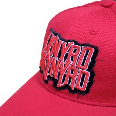 画像1: Lynyrd Skynyrd スナップバックキャップ レイナード・スキナード Logo RED