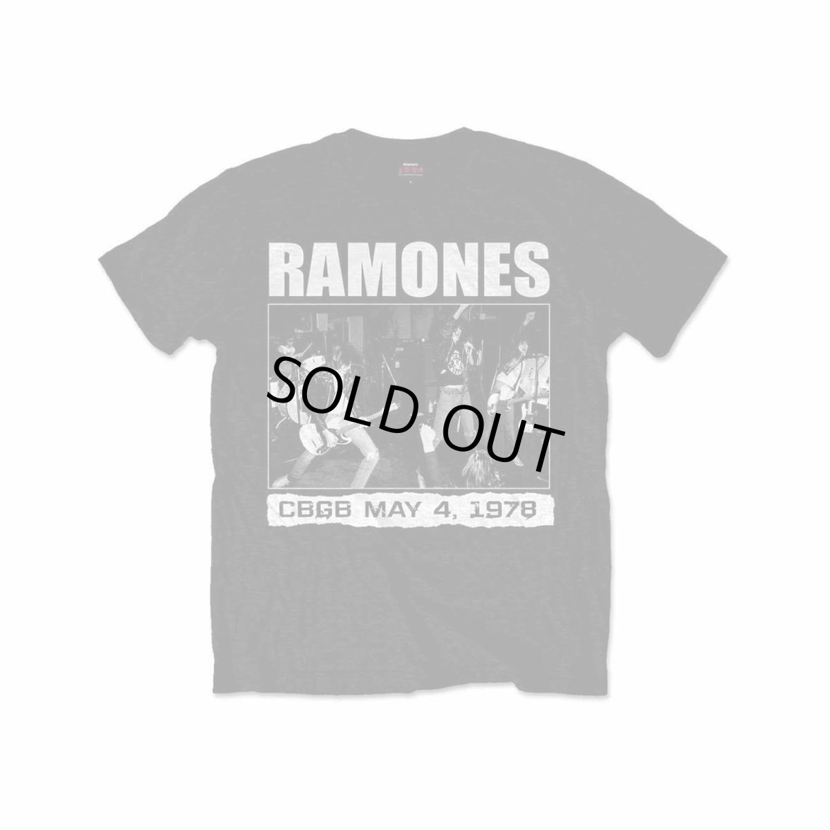 画像1: Ramones バンドTシャツ ラモーンズ CBGB 1978 (1)